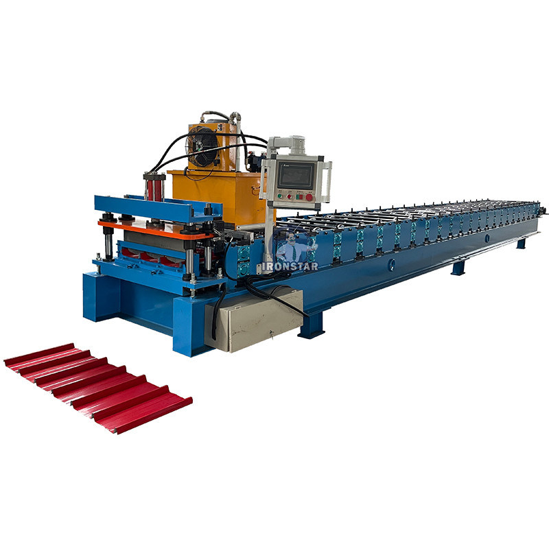 “3 Rib Trapezoidal IBR Roofing Sheet Roll Forming Machine With Tracking Cutting For Cote D'Ivoire”