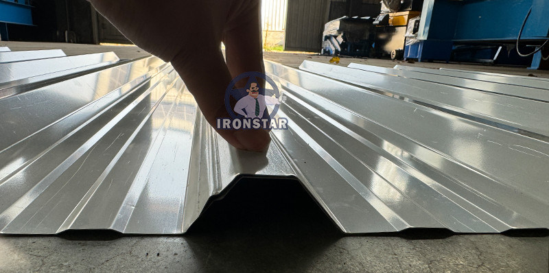 “Ironstar 6 Rib and 6 Rib Trapezoidal Sheet Double Layer Roll Forming Machine 2 Layer Double Deck Metal Roofing Sheet Making Machine Full Automatic PLC Control Roof Panel Production Line America”