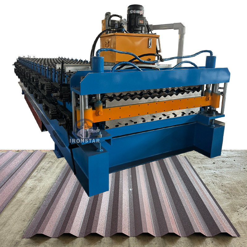 “USA Popular 8 Rib Trapezoidal Sheet And Corrugated Panel Double Layer Roll Forming Machine Two In One Galvanized Steel Roof Wall Tile Forming Equipment For American Construction”