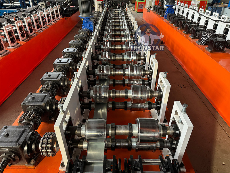 “Middle East Standard Automatic Shadow Wall Angle 2 in 1 Roll Forming Machine in UAE”