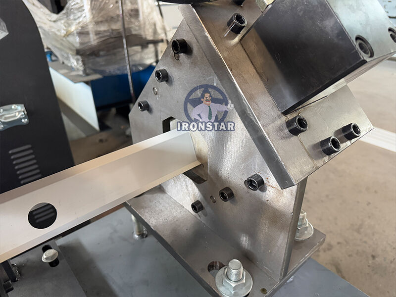 “Omega Channel Machine with Punching Holes Customized Omega Channel Forming Machine with Online Punching Holes Device To USA ”