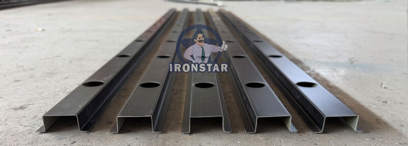 “US Market Customized Punching Omega U Profile Combined Roll Forming Machine Light Steel Keel Making Machinery”